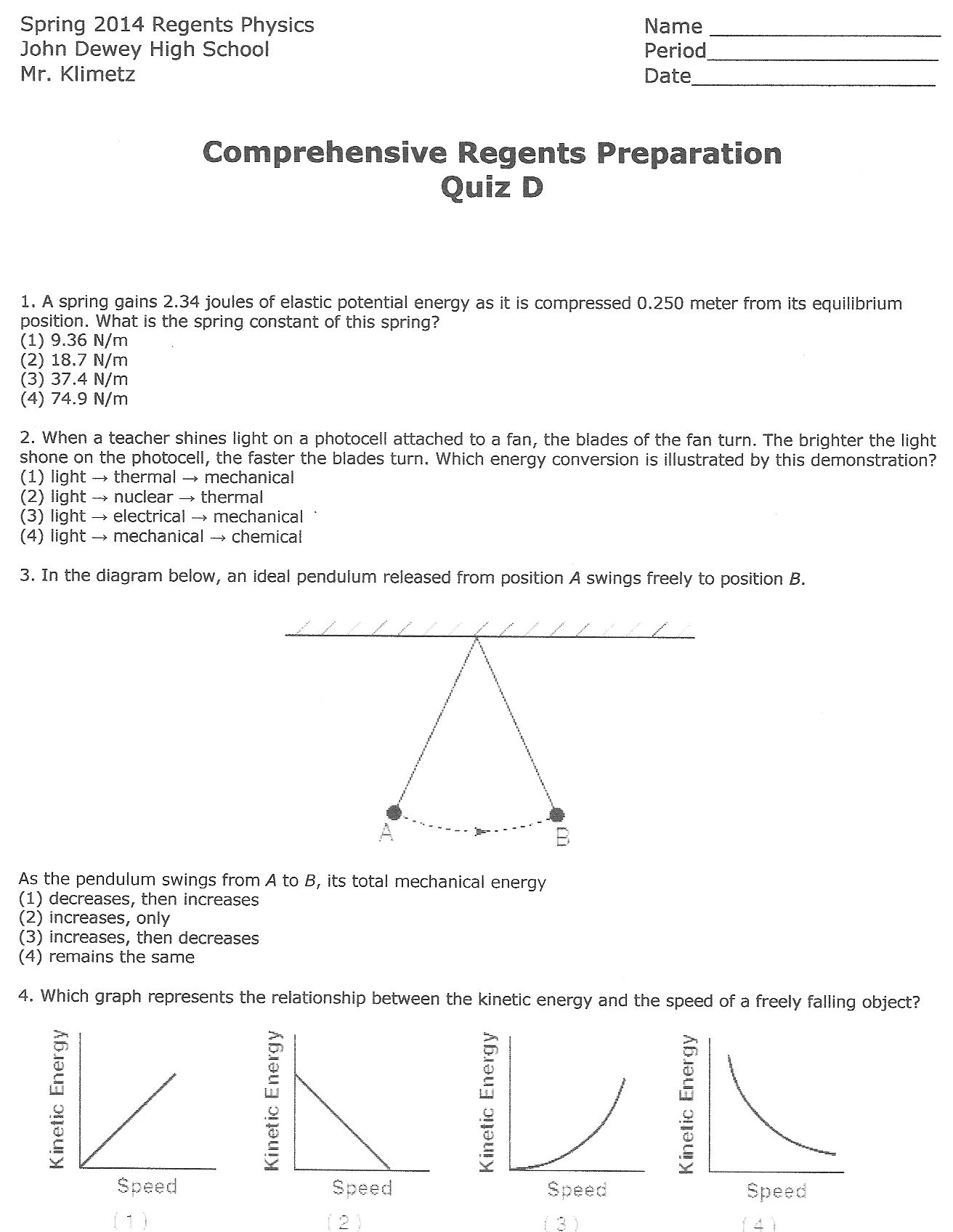 ComprehensiveRegentsPreparationQuizD